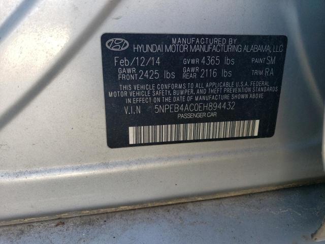 2014 HYUNDAI SONATA GLS - 5NPEB4AC0EH894432