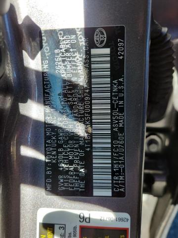 2015 TOYOTA CAMRY LE - 4T1BF1FK5FU009747