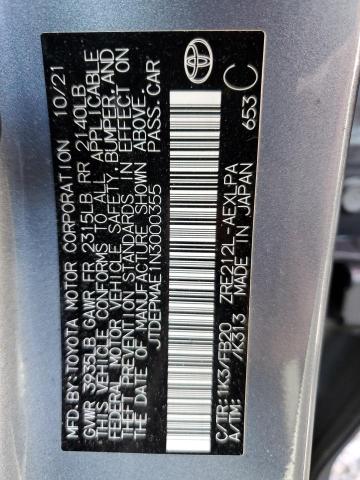 2022 TOYOTA COROLLA LE #3302653005