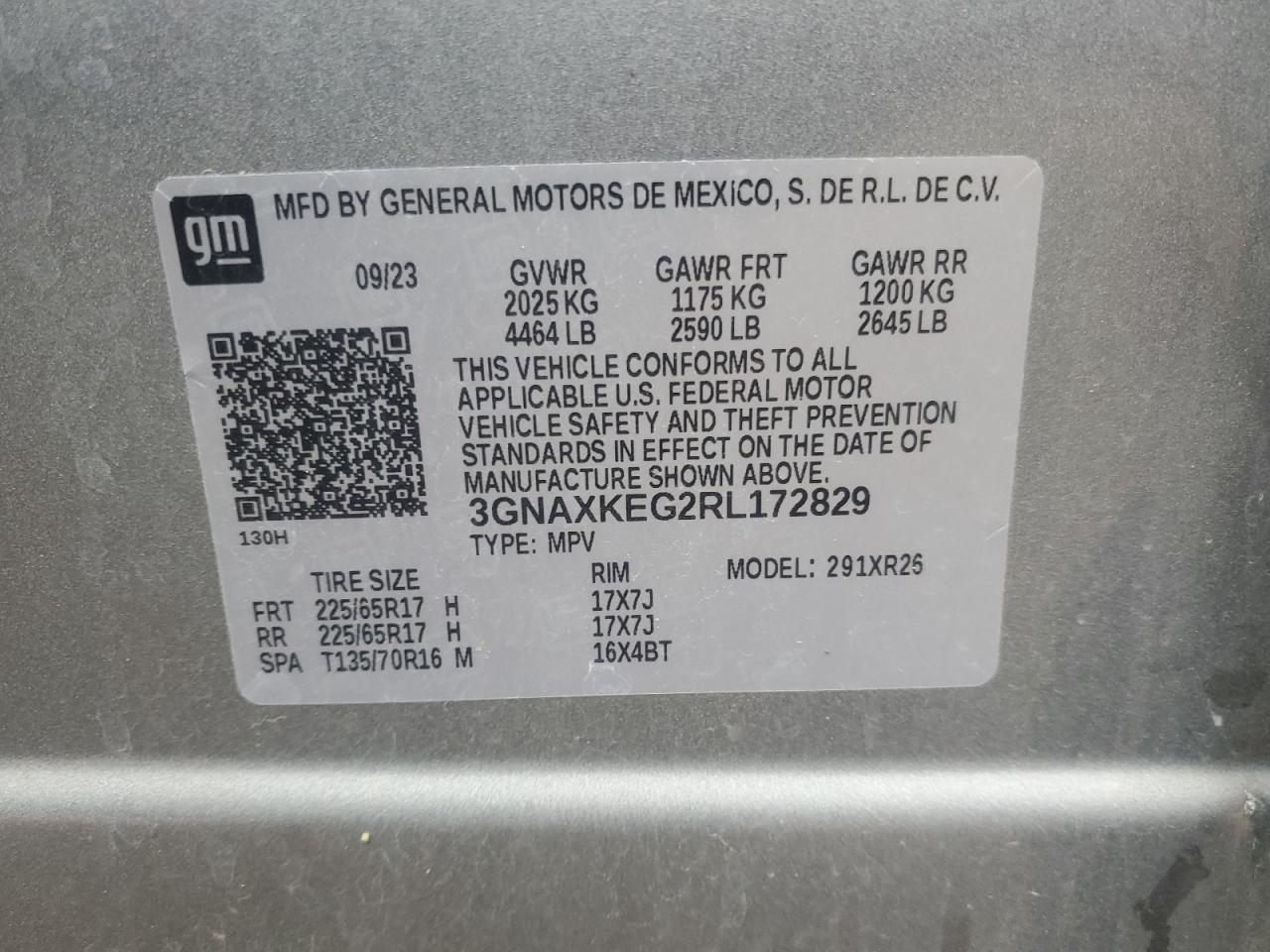 CHEVROLET EQUINOX LT