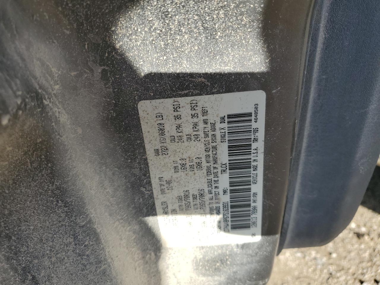 Lot #3298642055 2007 DODGE DAKOTA QUA