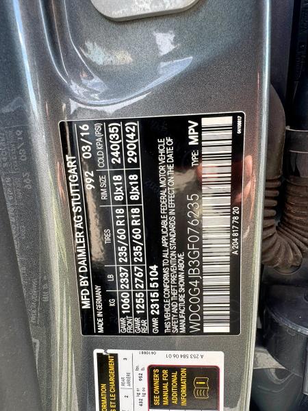 2016 MERCEDES-BENZ GLC 300 #3293302424