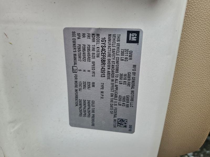 2011 CADILLAC ESCALADE P #3297055538