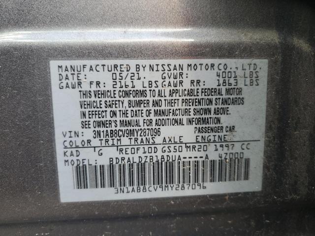 2021 NISSAN SENTRA SV #3302672000