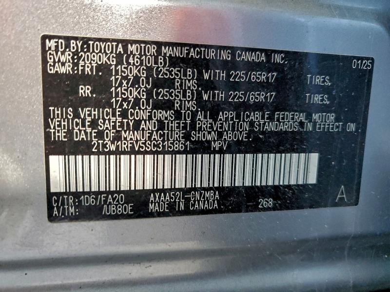 2025 TOYOTA RAV4 XLE #3312621160