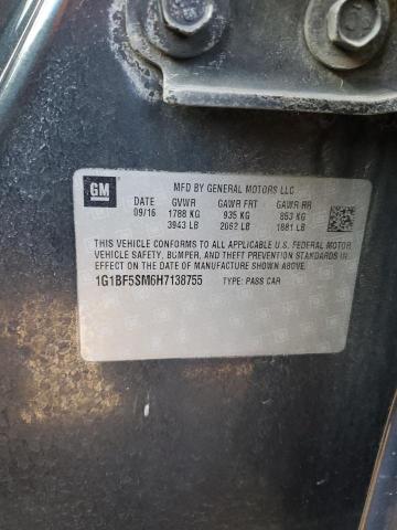 2017 CHEVROLET CRUZE PREM #3303663930