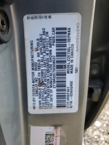 2003 TOYOTA COROLLA CE #3297017377