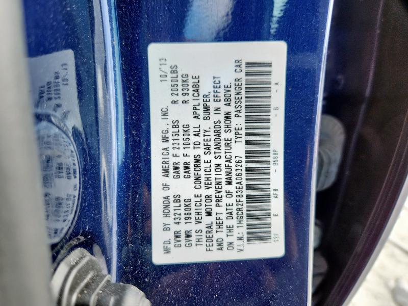 2014 HONDA ACCORD EXL #3291631339