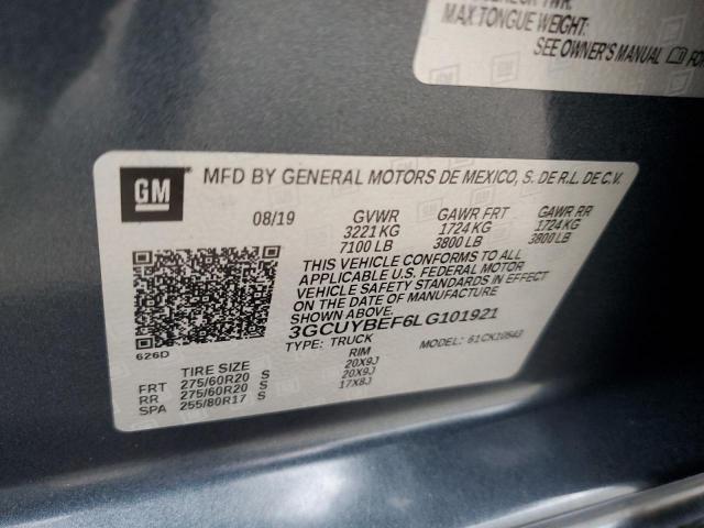 2020 CHEVROLET SILVERADO #3279486261