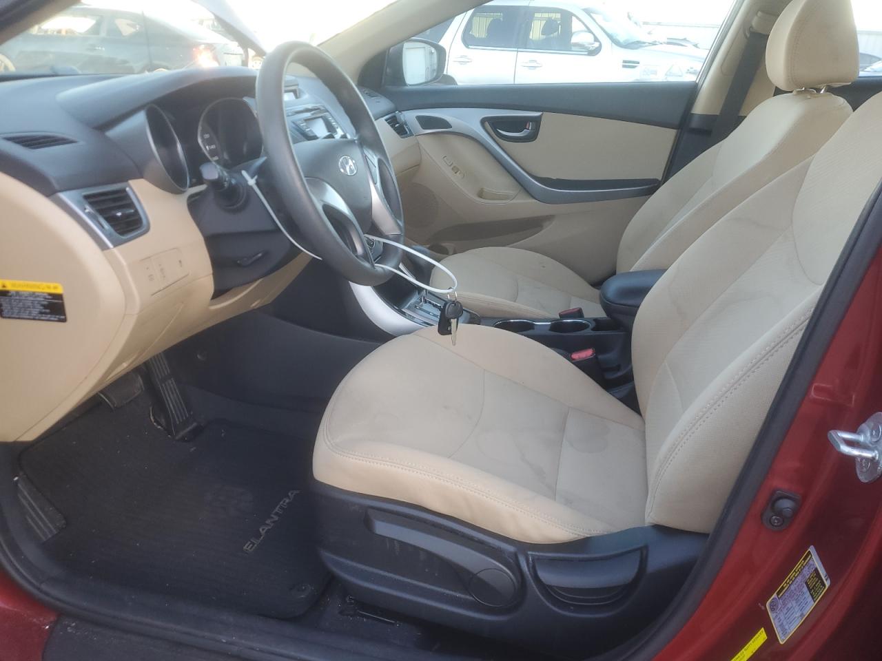 Lot #3301847402 2013 HYUNDAI ELANTRA GL