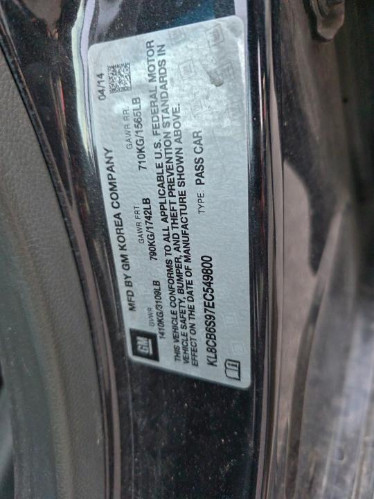 2014 CHEVROLET SPARK LS #3302717013