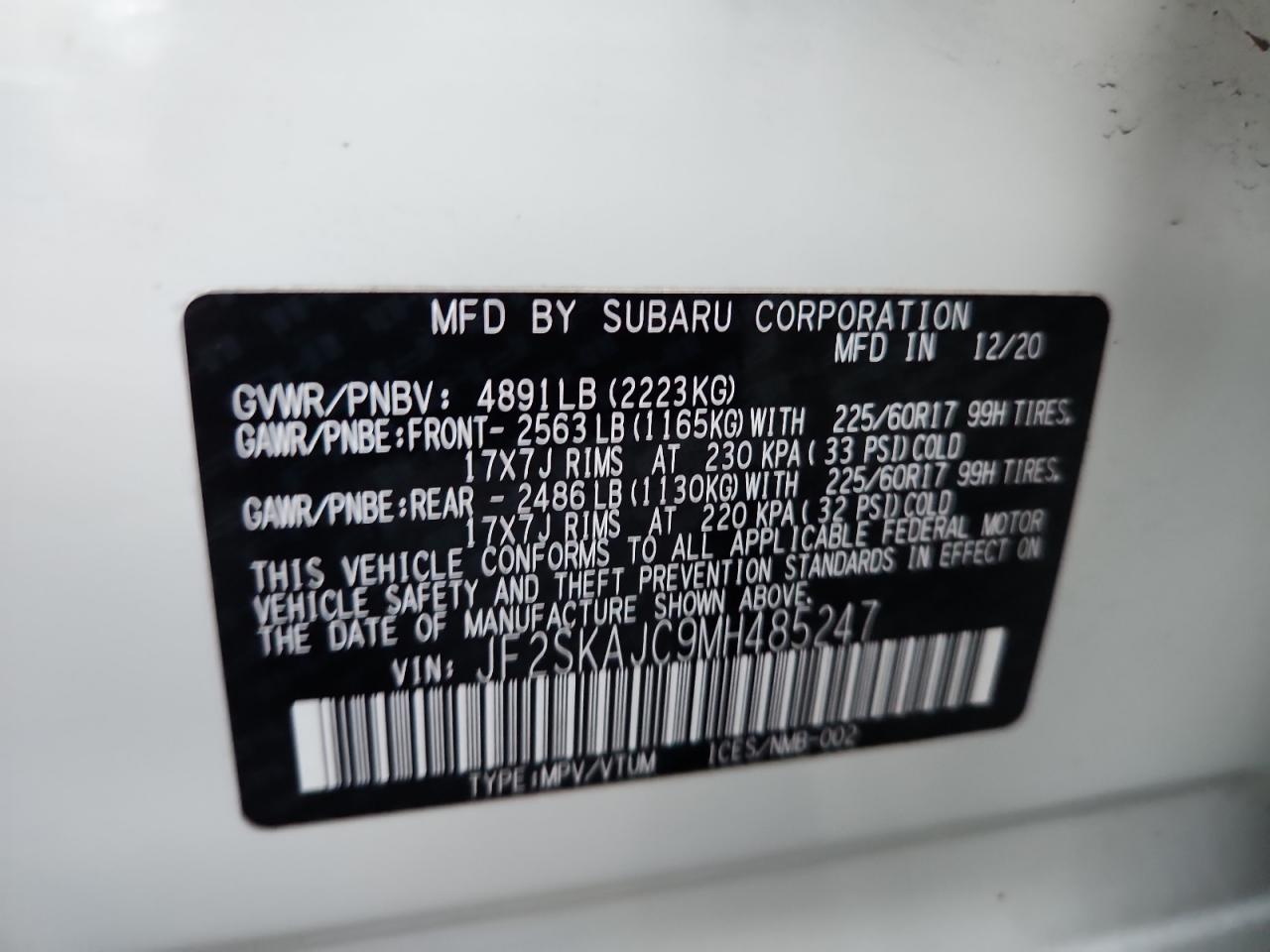 SUBARU FORESTER PREMIUM