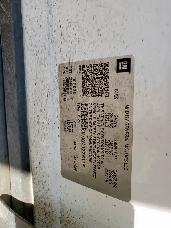 2019 CHEVROLET TRAVERSE L #3303046703