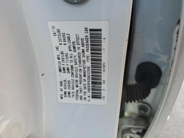 2016 HONDA ACCORD EXL #3293476459