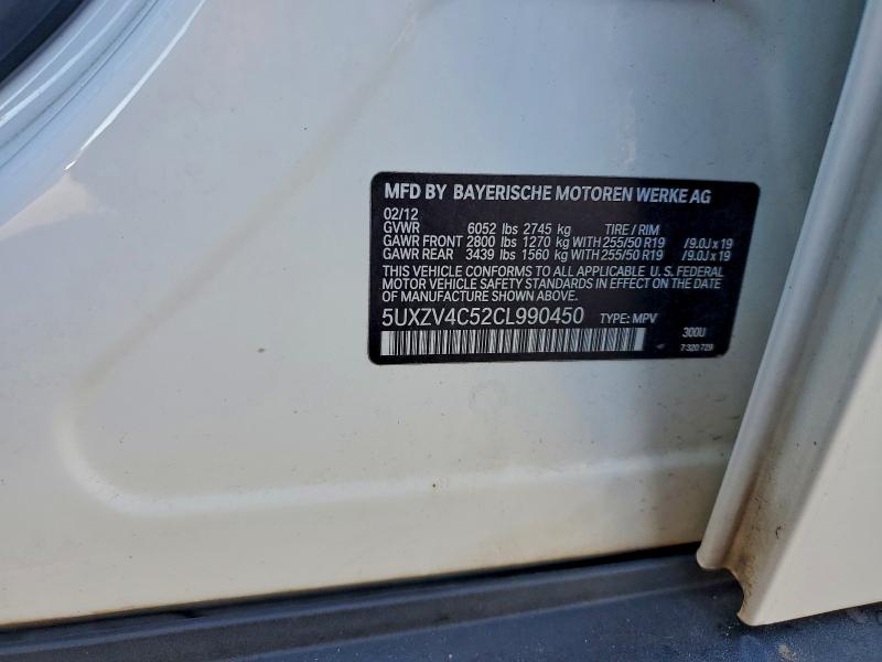 2012 BMW X5 XDRIVE3 #3297939772