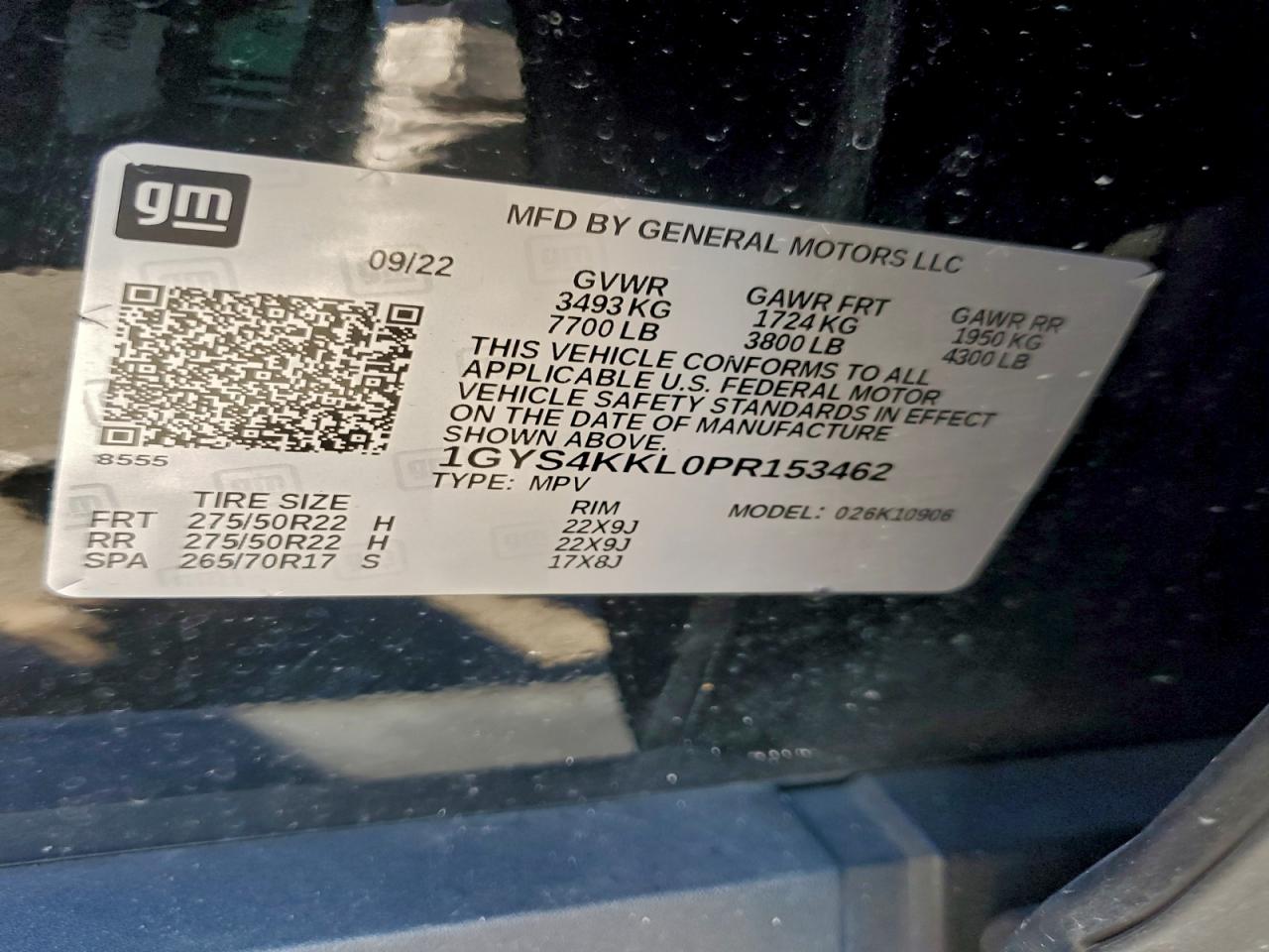 Lot #3302650030 2023 CADILLAC ESCALADE E