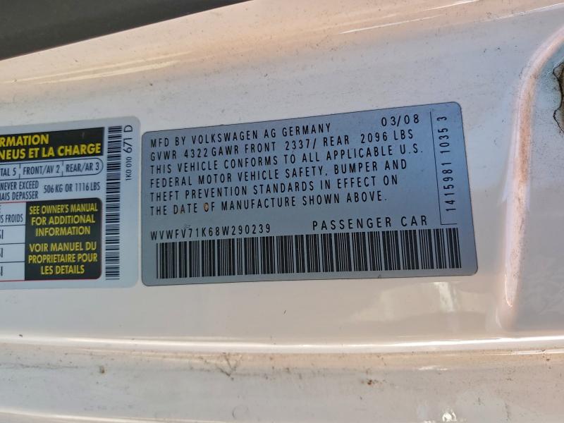 2008 VOLKSWAGEN GTI #3297034520