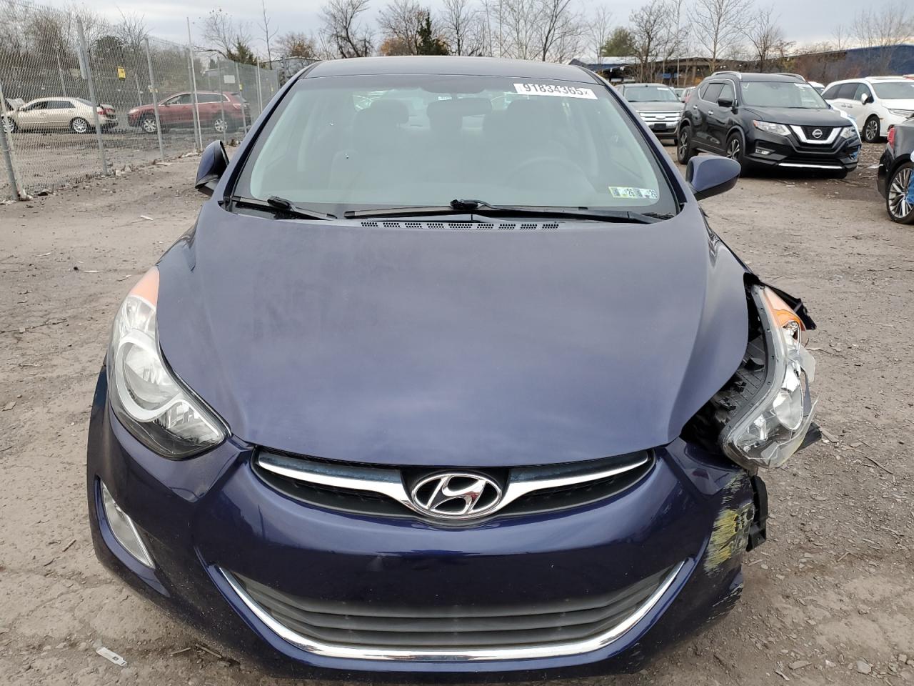 Lot #3301983461 2013 HYUNDAI ELANTRA GL