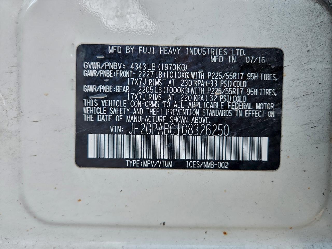 SUBARU CROSSTREK PREMIUM