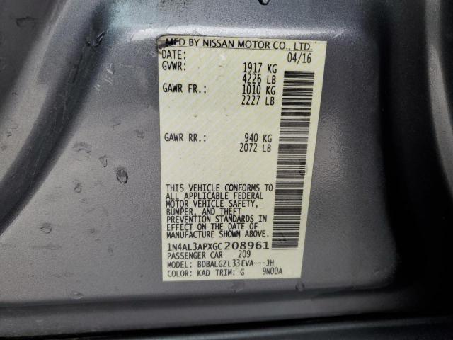 2016 NISSAN ALTIMA 2.5 #3301962415