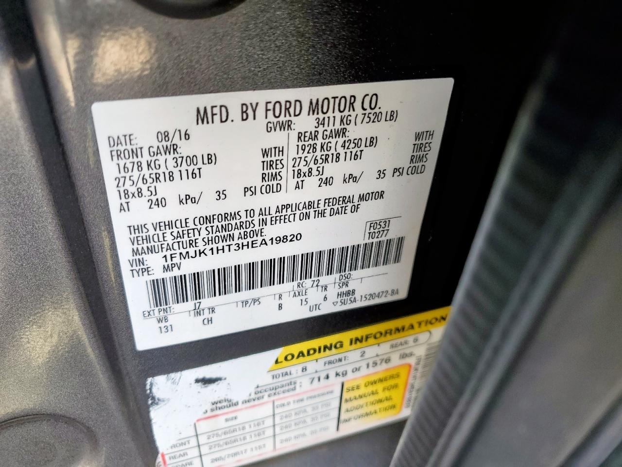 FORD EXPEDITION EL XLT