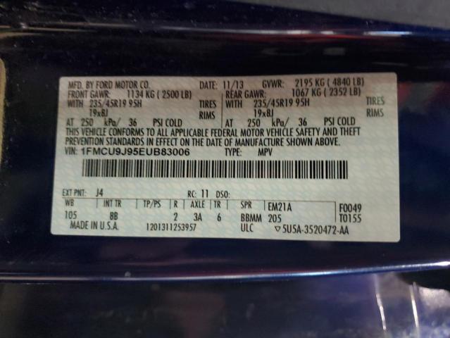 2014 FORD ESCAPE TIT - 1FMCU9J95EUB83006