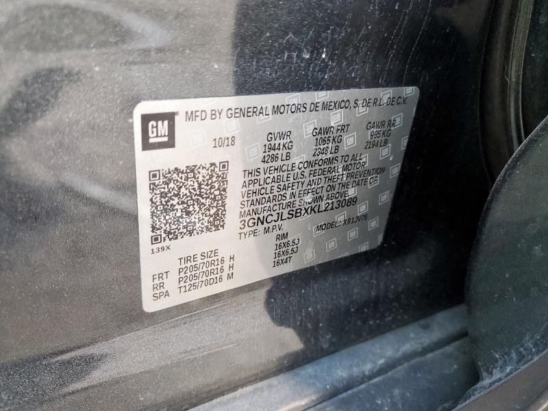 2019 CHEVROLET TRAX 1LT #3297990067