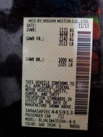 2014 NISSAN MAXIMA S #3293302499