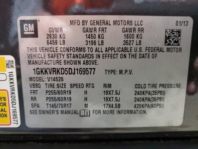 2013 GMC ACADIA SLT #3305144016