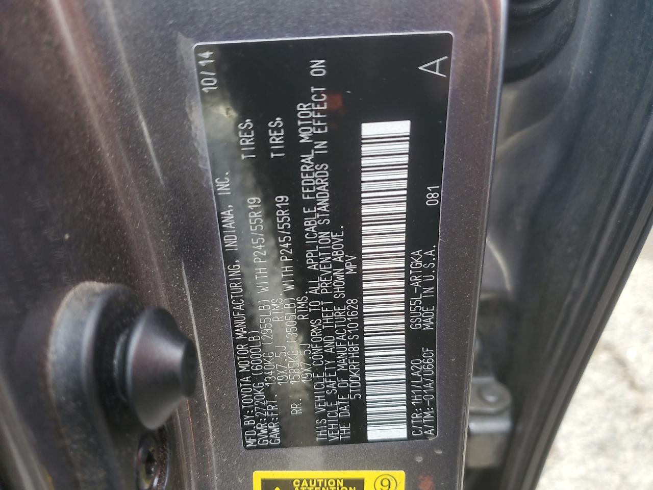 TOYOTA HIGHLANDER LIMITED