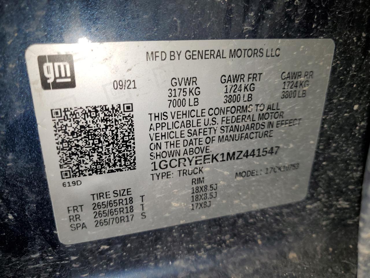 CHEVROLET SILVERADO K1500 RST