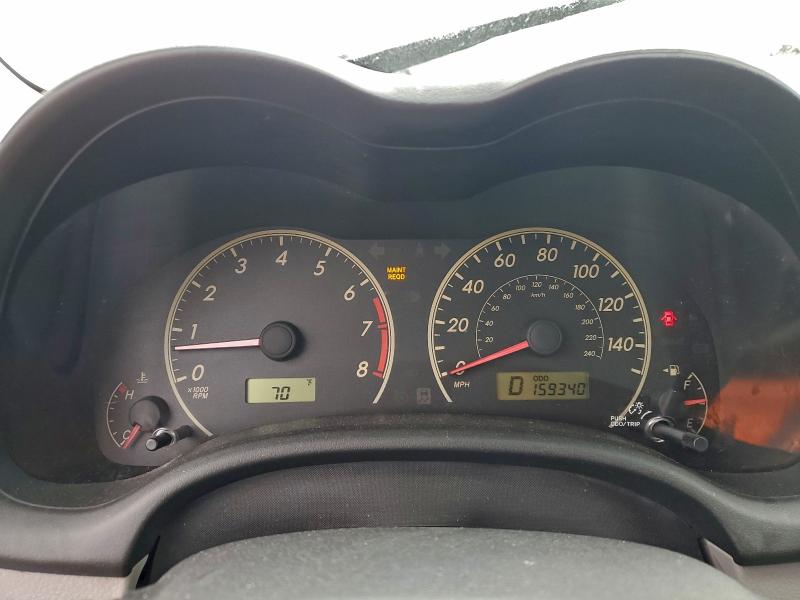 2011 TOYOTA COROLLA BA #3303885771