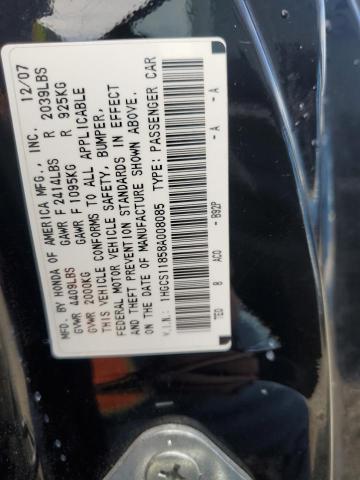 2008 HONDA ACCORD EXL #3300640918