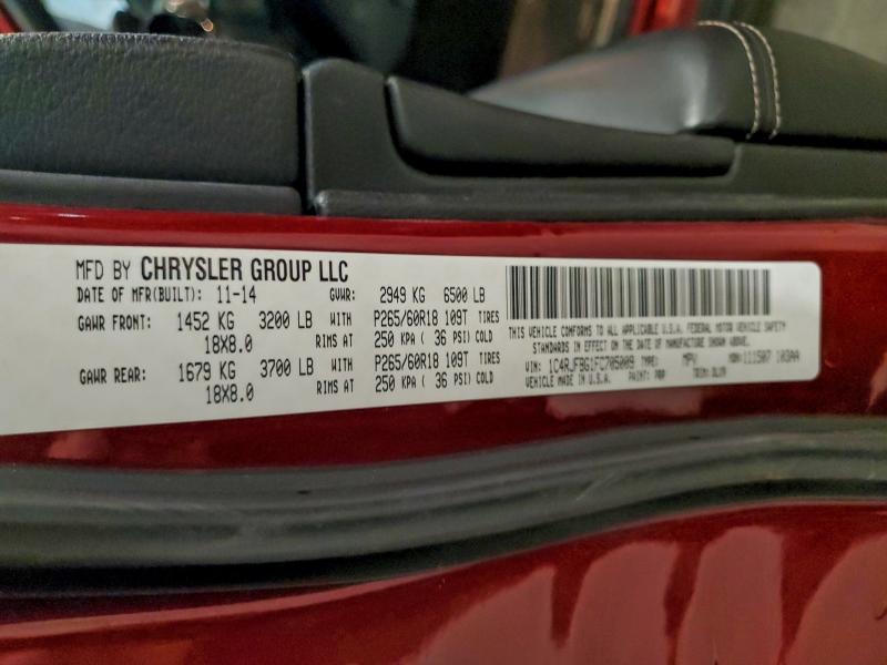 2015 JEEP GRAND CHER #3317724085