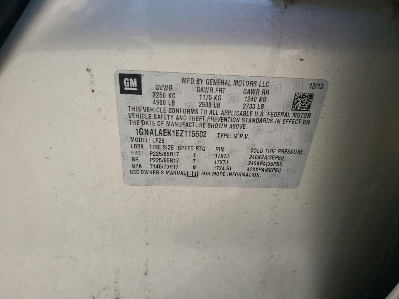 CHEVROLET EQUINOX LS