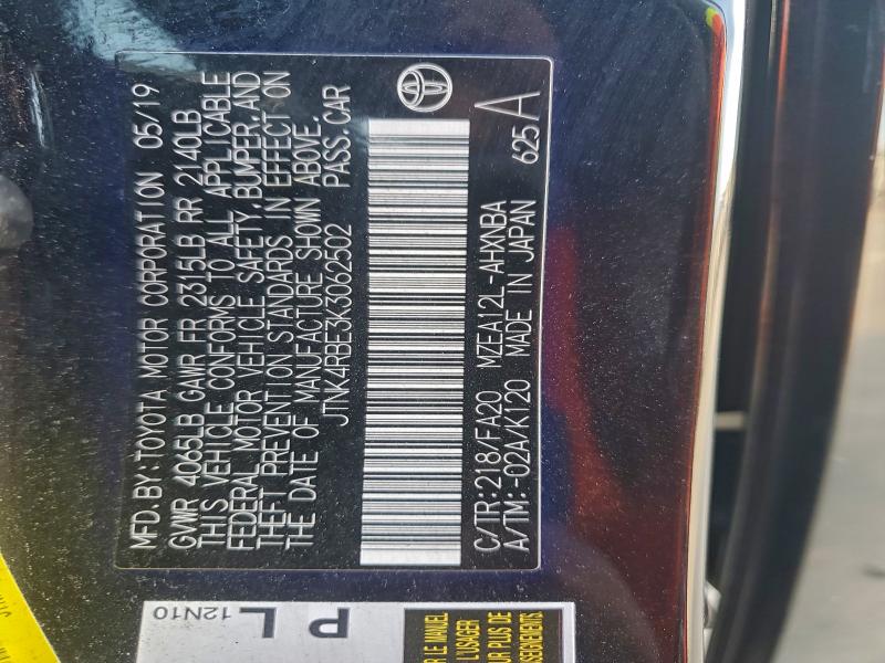 2019 TOYOTA COROLLA SE #3317148987