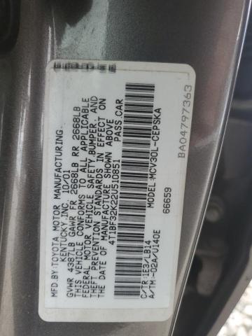 2002 TOYOTA CAMRY #3304870558