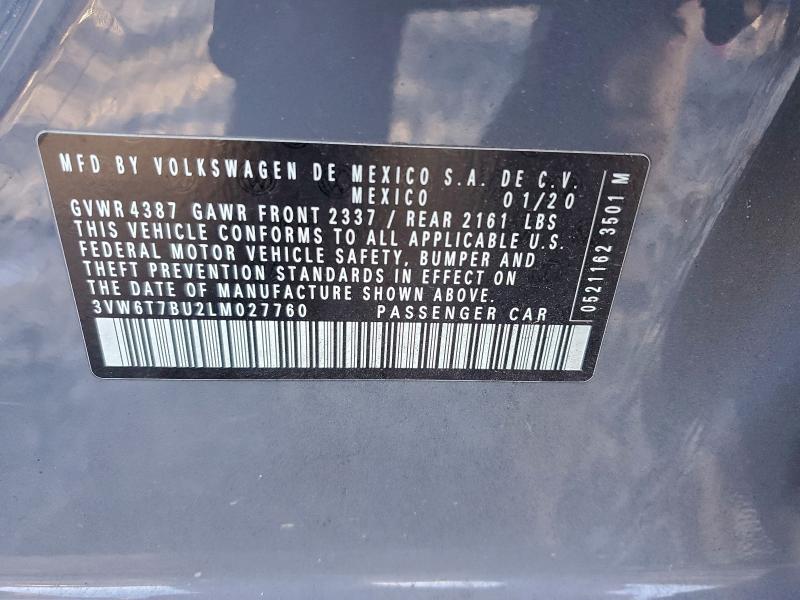 2020 VOLKSWAGEN JETTA GLI #3303801418