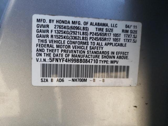 2011 HONDA PILOT TOUR #3304565448