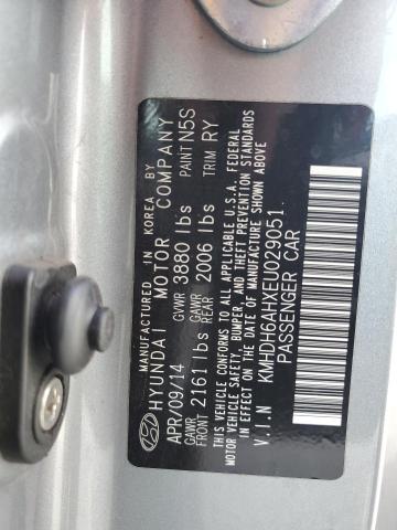 2014 HYUNDAI ELANTRA CO #3298061169