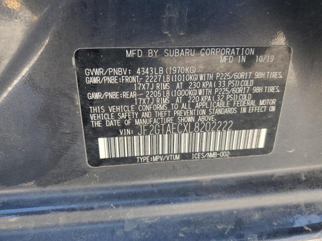 2020 SUBARU CROSSTREK #3298080135