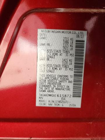 2014 NISSAN PATHFINDER #3287736201