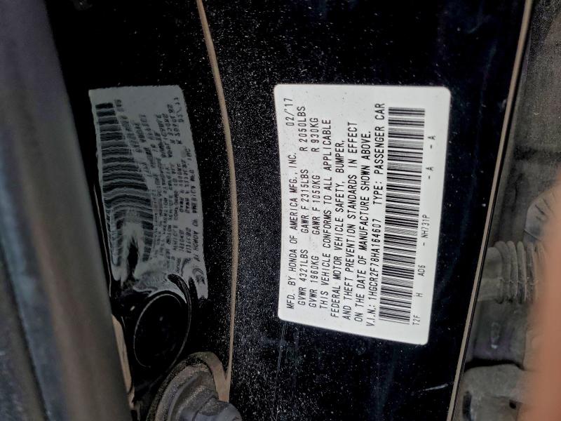 2017 HONDA ACCORD EX #3304536435