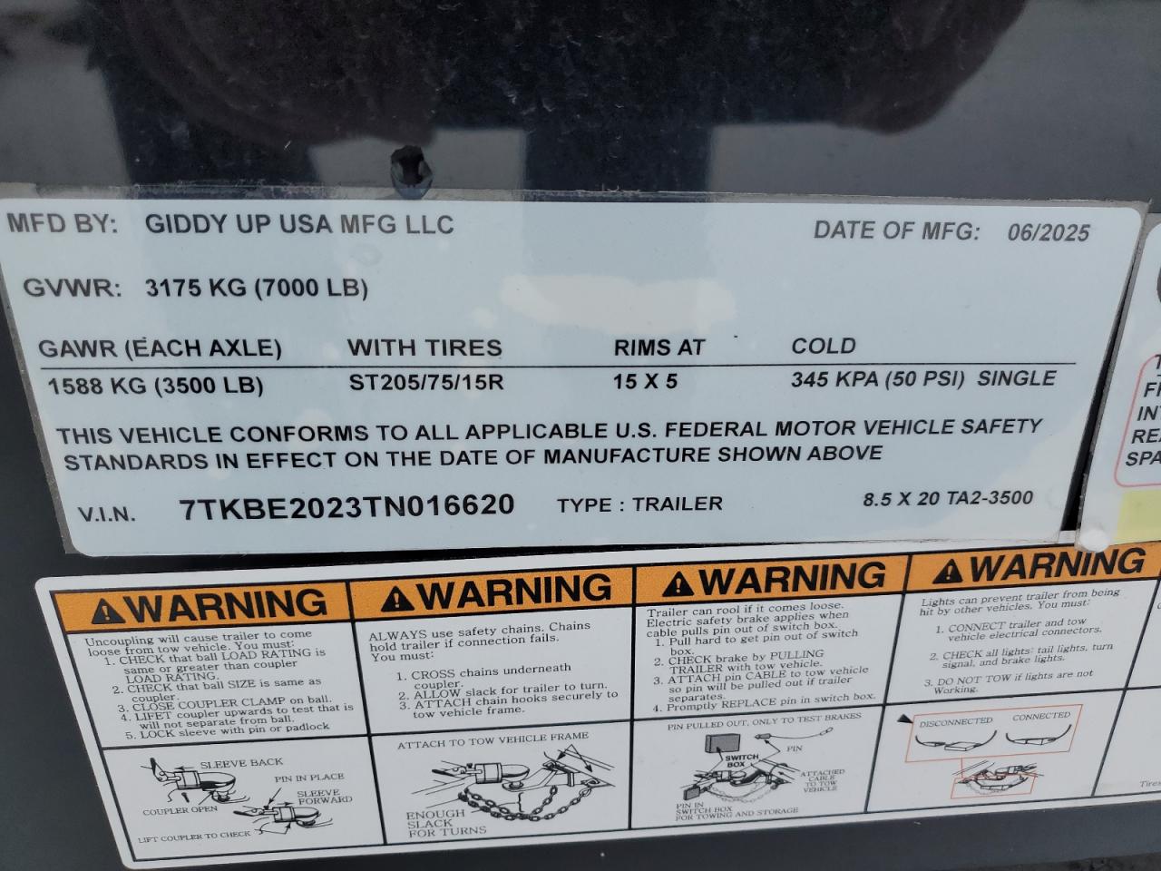 Lot #3317704118 2026 GIDDY UP UNKNOWN