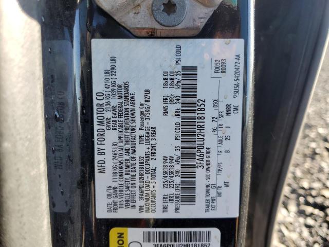2017 FORD FUSION SE #3286568145