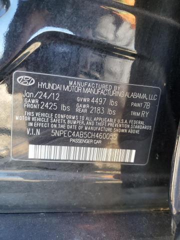 2012 HYUNDAI SONATA SE #3279859281