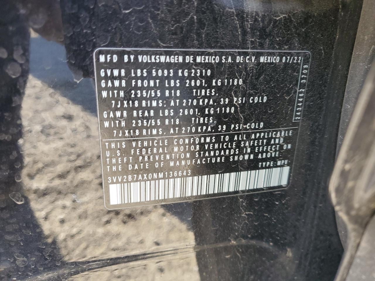 VOLKSWAGEN TIGUAN SE