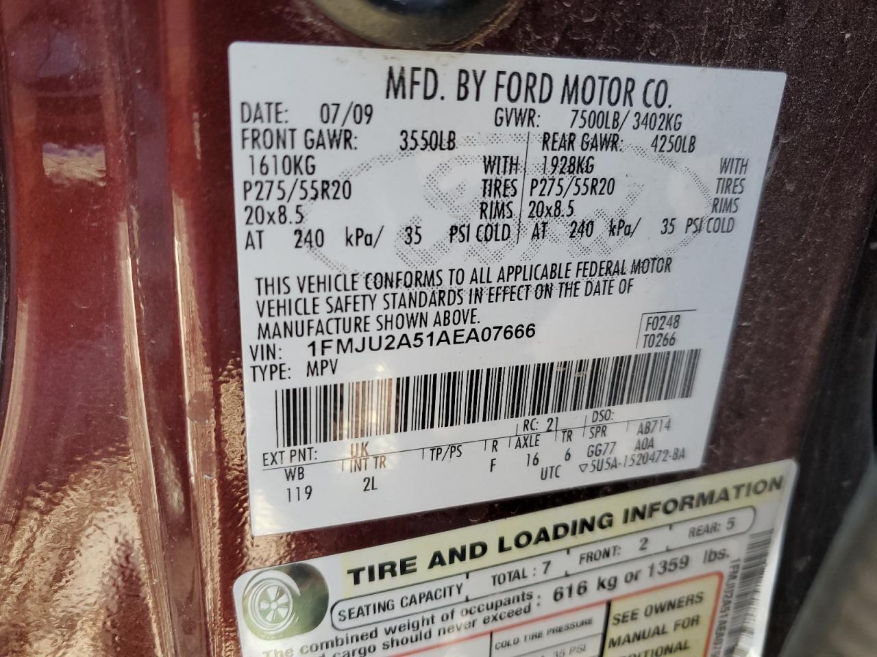 FORD EXPEDITION LIMITED