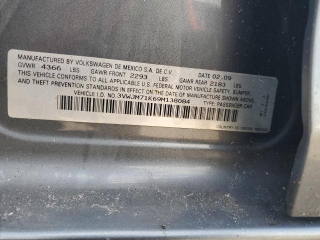 2009 VOLKSWAGEN JETTA S #3282362291
