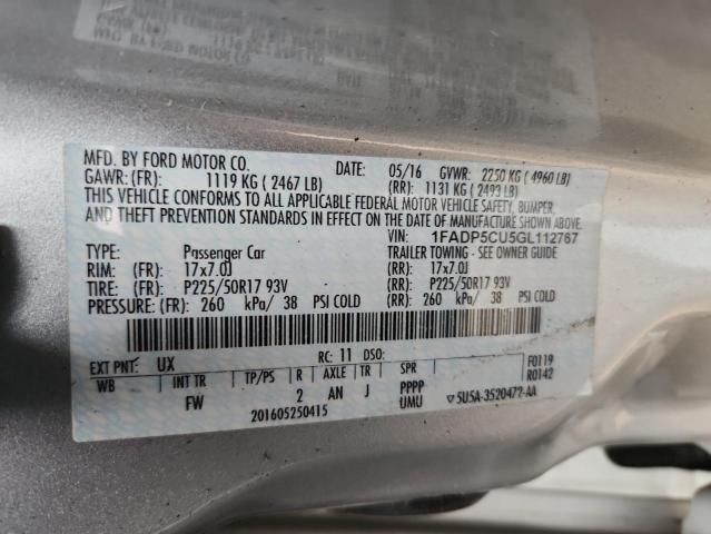 2016 FORD C-MAX PREM #3308778016